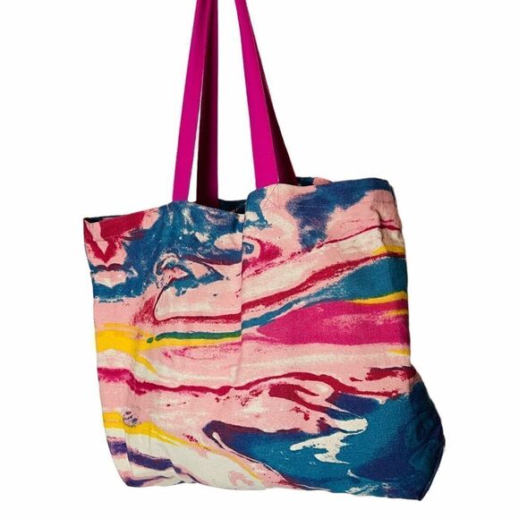 NWOT ANGL Tie Dye Fabric Tote Bag - Picture 1 of 5